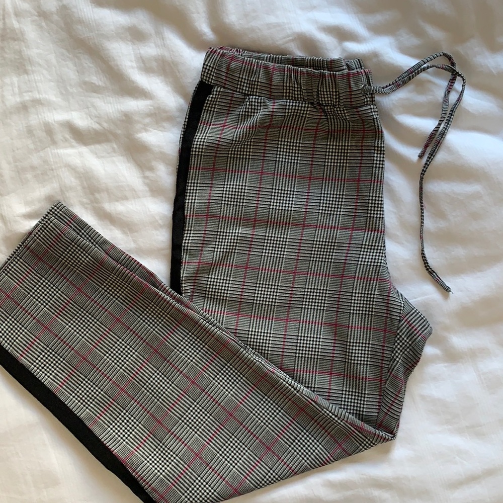 Joe fresh size L checkered pants
